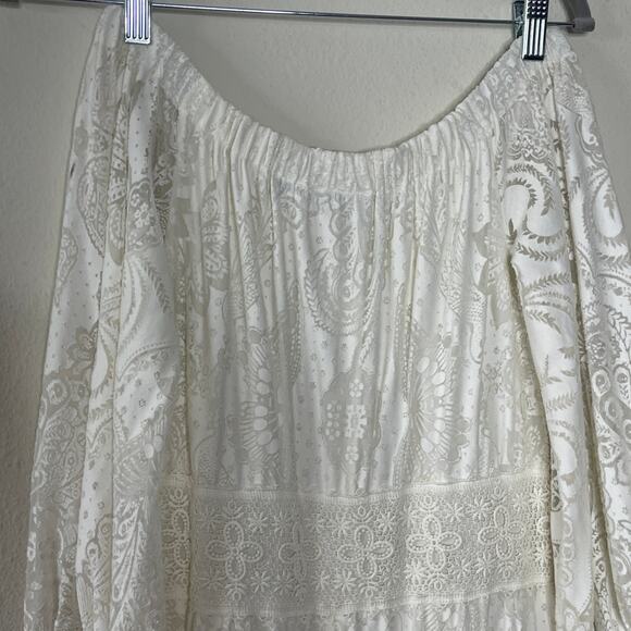 FARM RIO ELLIOT OFF THE SHOULDER JUMPSUIT SIZE XS - Picture 11 of 12